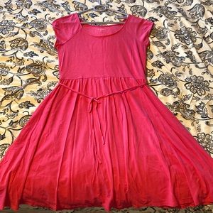 Garnet Hill Pink Dress